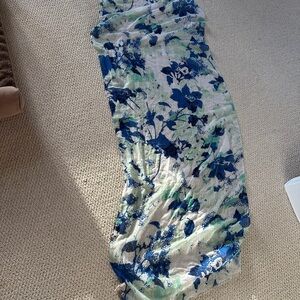 FREE Blue Floral Scarf